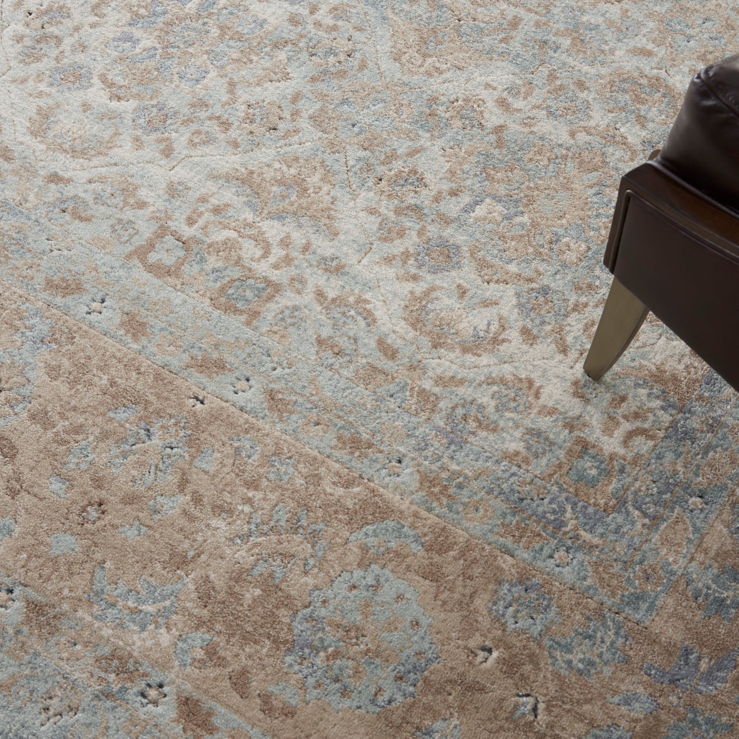 Nourison Home Malta  Slate  Traditional