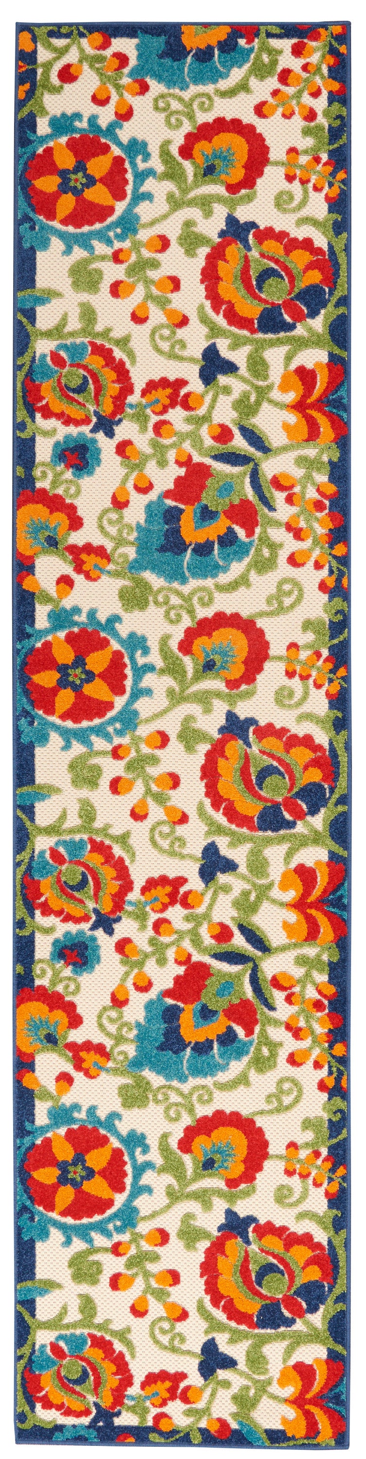 Nourison Home Aloha ALH17 Multicolor Contemporary Power-loomed Rugs