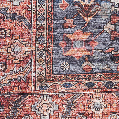 Nourison Home Grand Washables  Navy Brick  Traditional