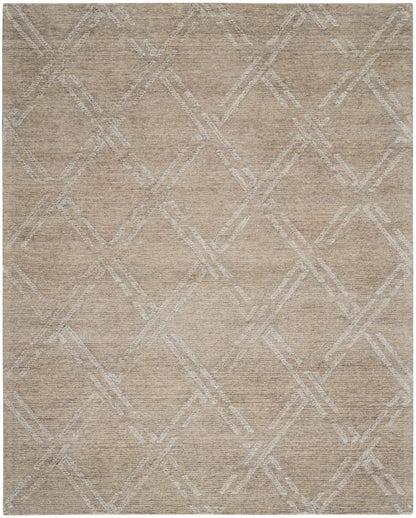 Nourison Home Venosa VSN01 Taupe Contemporary Tufted Rug
