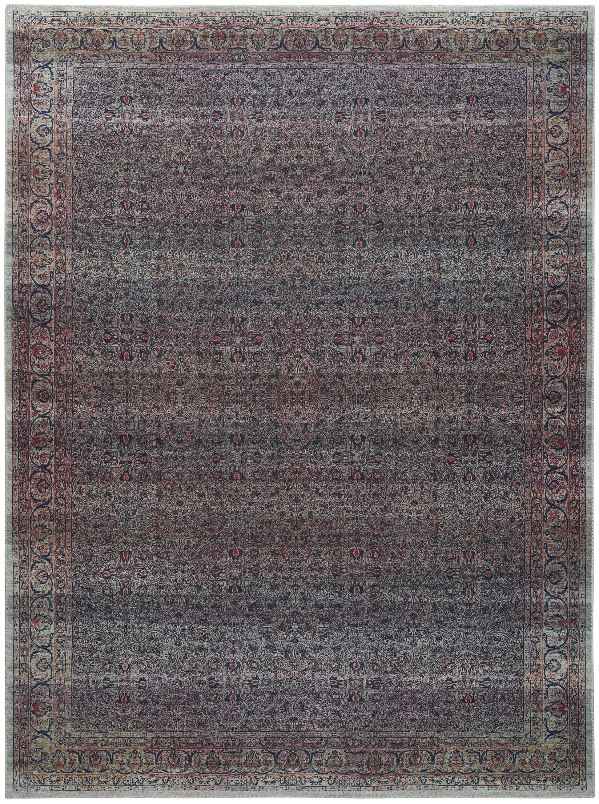 Nourison Home Grand Washables  Emerald  Traditional