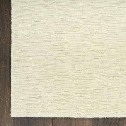 Nourison Home Strata  Ivory  Contemporary