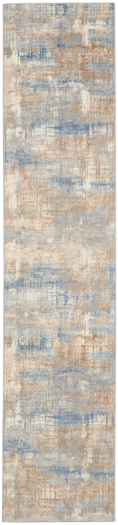 Calvin Klein CK950 Rush CK951 Blue Beige Contemporary Power-loomed Rug