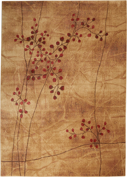 Nourison Home Somerset ST74 Latte Contemporary Power-loomed Rug