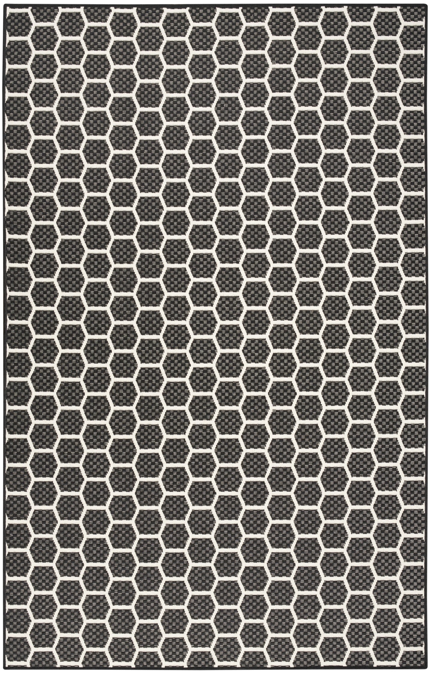 Nourison Home Twist Reversible TWS01 Black Contemporary Loom-woven Rug