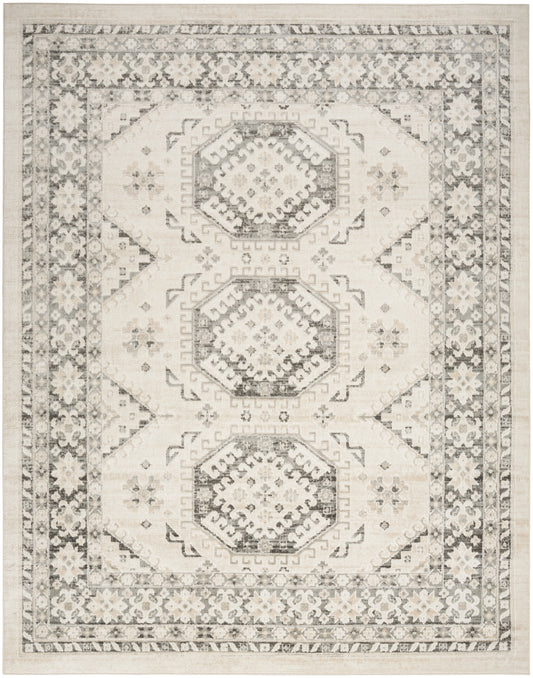 Nourison Home Serenity Home  Ivory Grey  Traditional