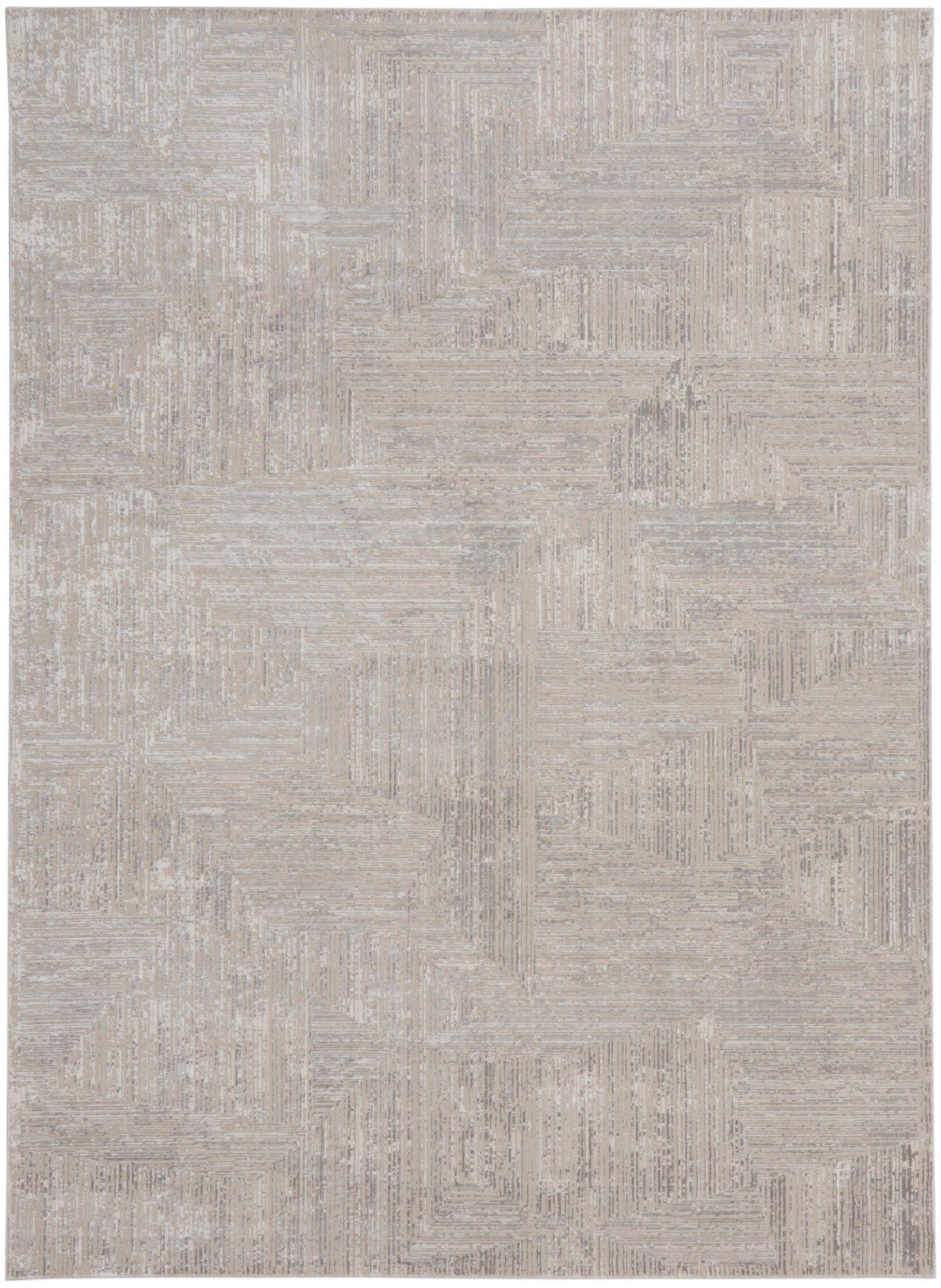 Calvin Klein CK024 Irradiant IRR01 Silver Contemporary Power-loomed Rug