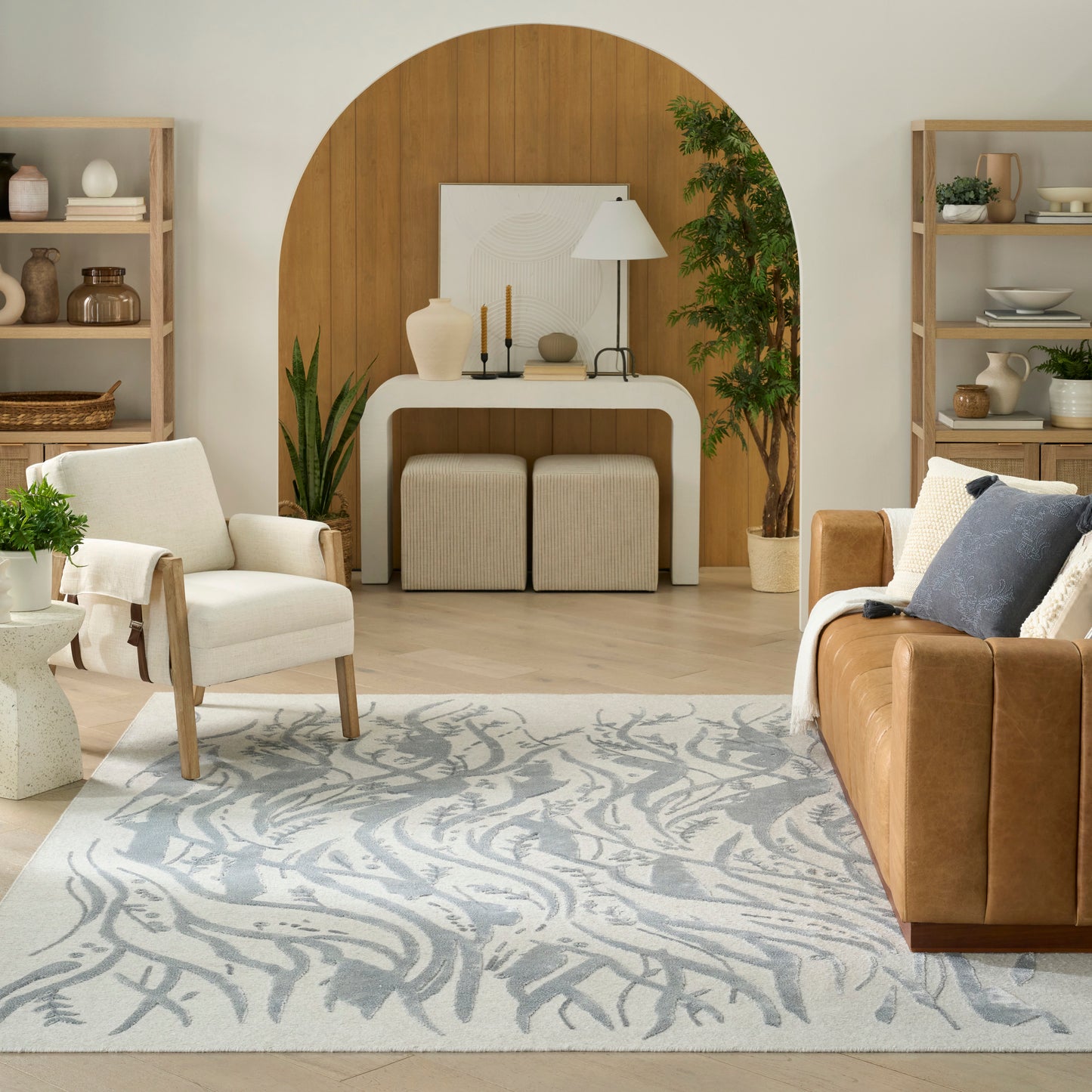 Nourison Home Divine  Slate  Contemporary