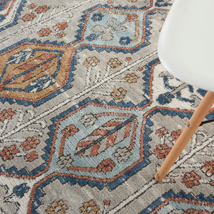 Nourison Home Quarry  Grey Multicolor  Contemporary