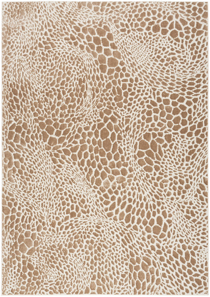 Nourison Home Desire DSR08 Camel Silver Contemporary Power-loomed Rug