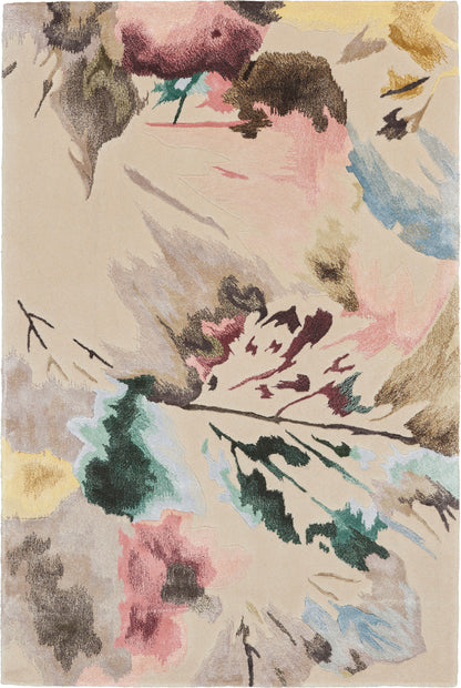 Nourison Home Prismatic PRS15 Beige Multicolor Contemporary Hand Tufted Rug