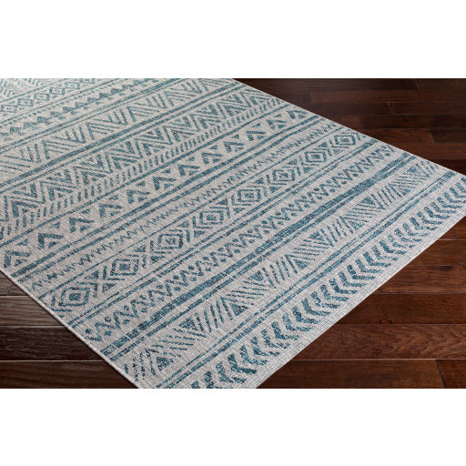 Surya Eagean EAG-2307 Aqua Global Machinemade Rug
