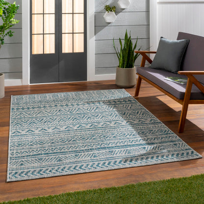 Surya Eagean EAG-2307 Aqua Global Machinemade Rug