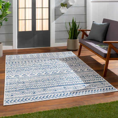 Surya Eagean EAG-2335 Blue Global Machinemade Rug