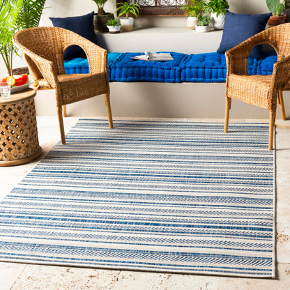Surya Eagean EAG-2337 Navy Global Machinemade Rug