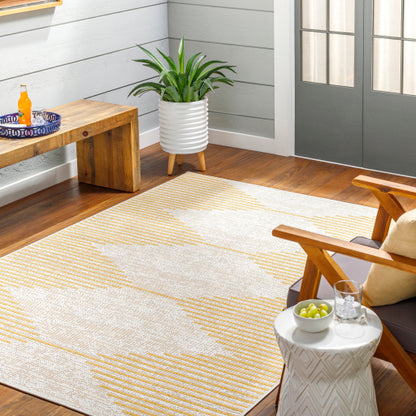 Surya Eagean EAG-2433 Mustard Global Machinemade Rug
