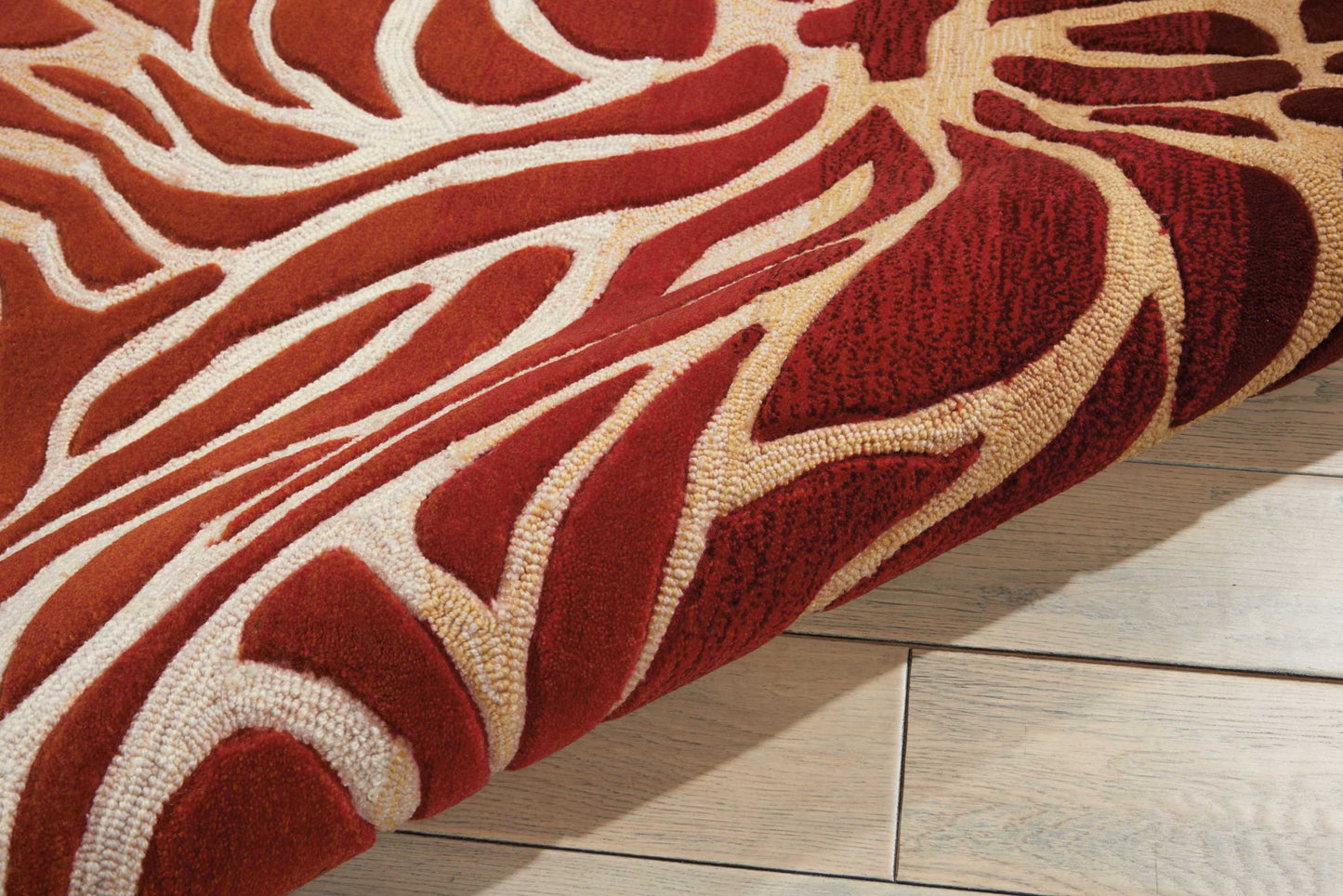 Nourison Home Contour  Flame  Contemporary