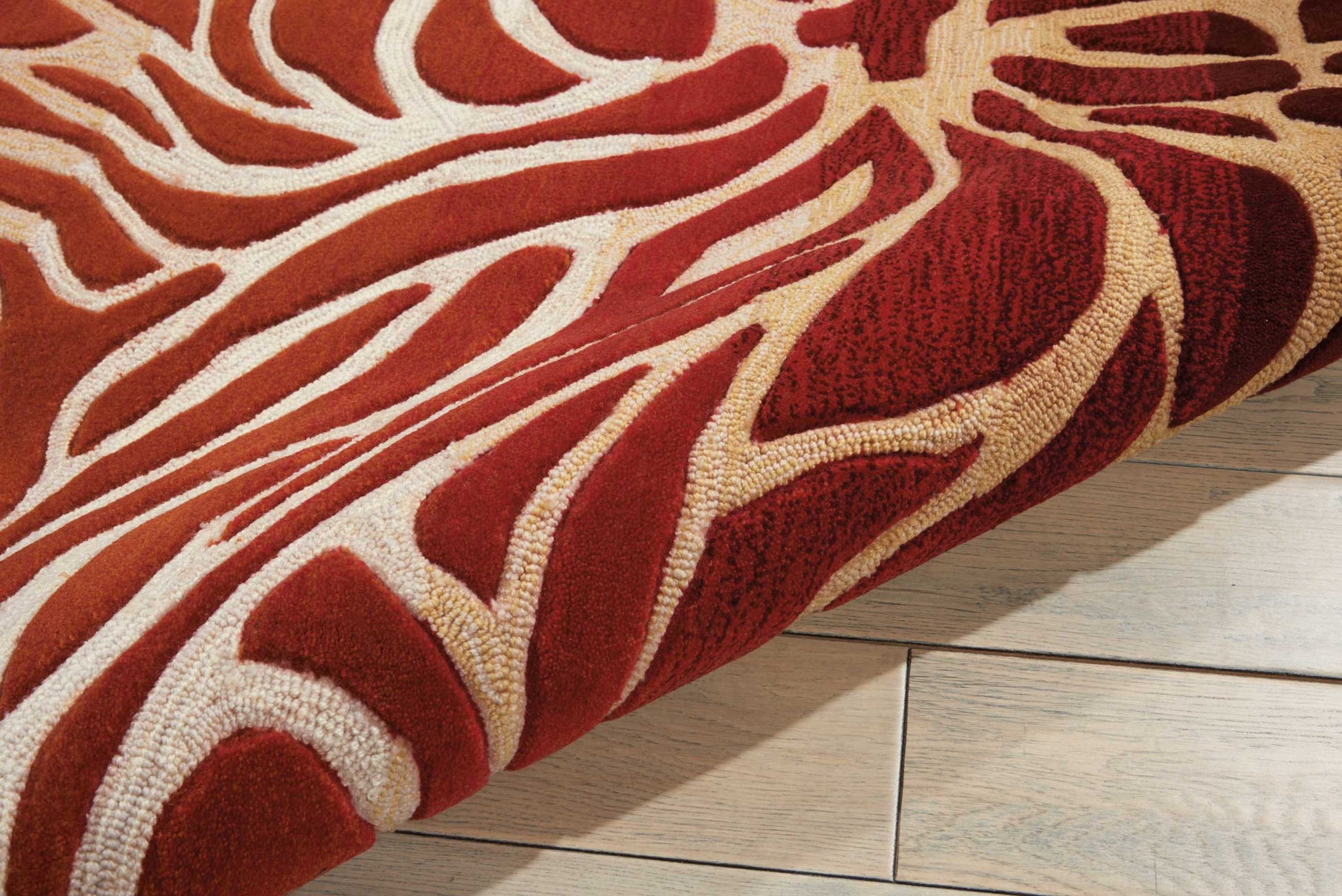 Nourison Home Contour  Flame  Contemporary