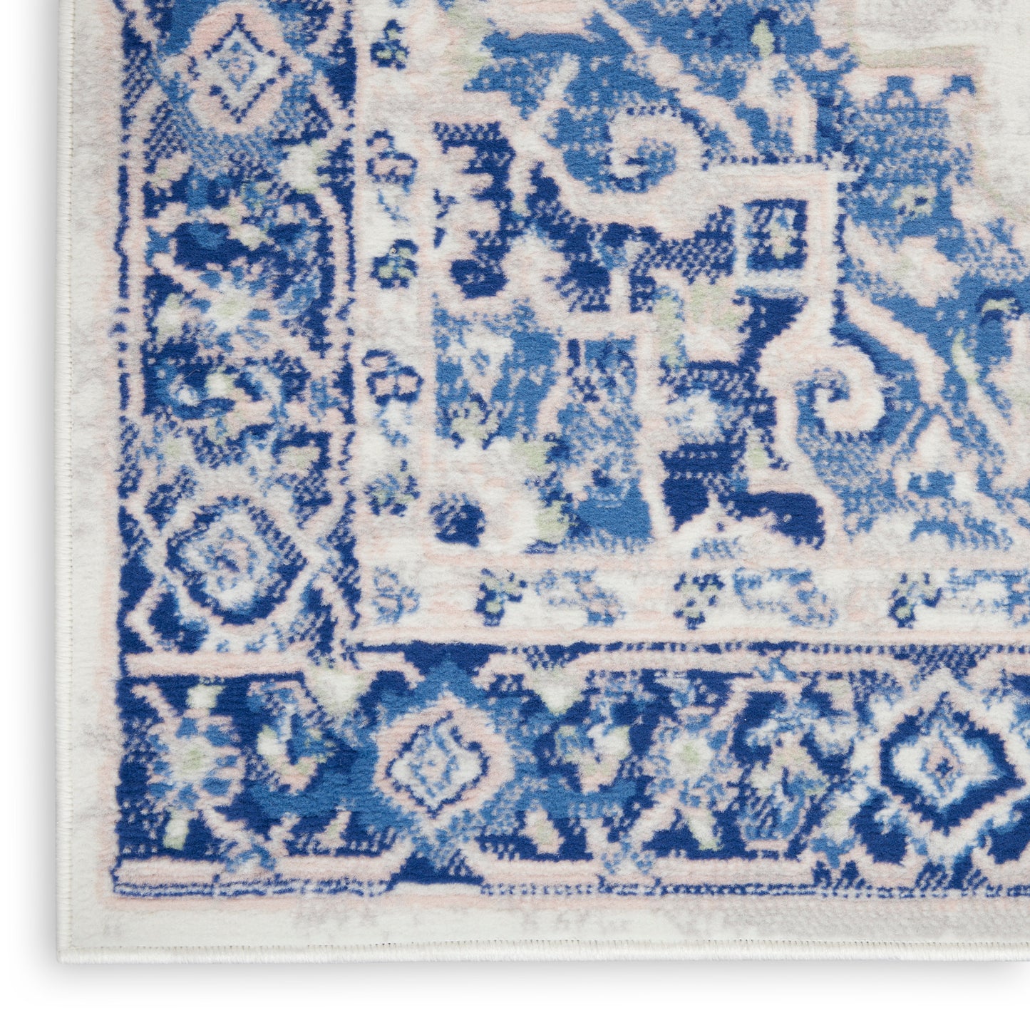 Nourison Home Whimsicle  Ivory Blue  Transitional