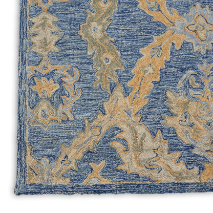 Nourison Home Azura  Navy Blue  Transitional