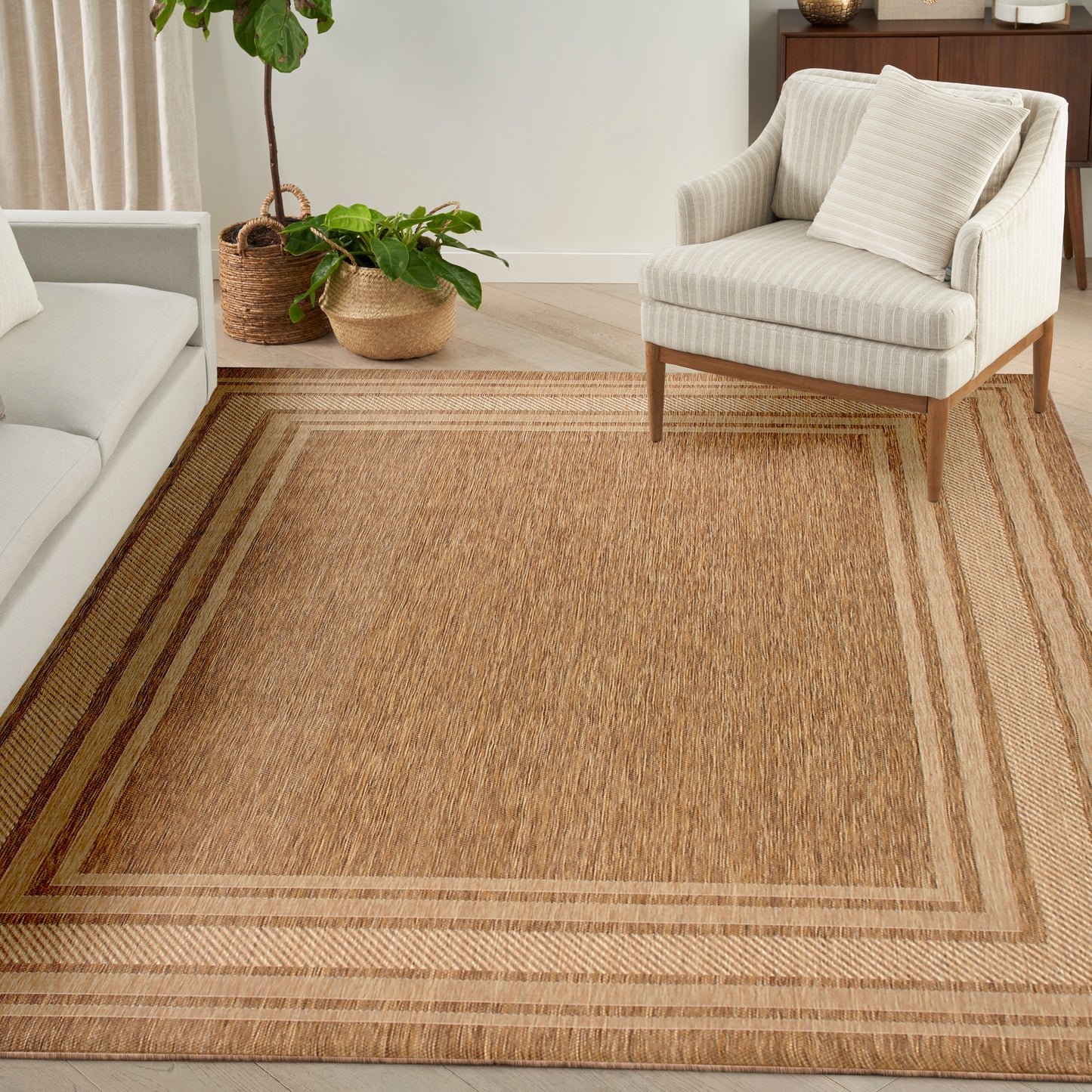 Nourison Home Horizon Indoor/Outdoor  Natural  Contemporary