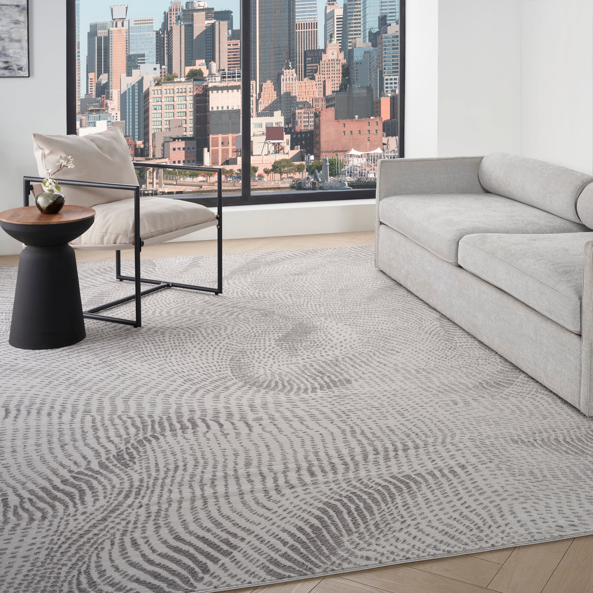 DKNY Central Park West  Grey  Contemporary