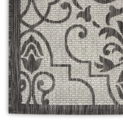 Nourison Home Country Side  Ivory Charcoal  Transitional