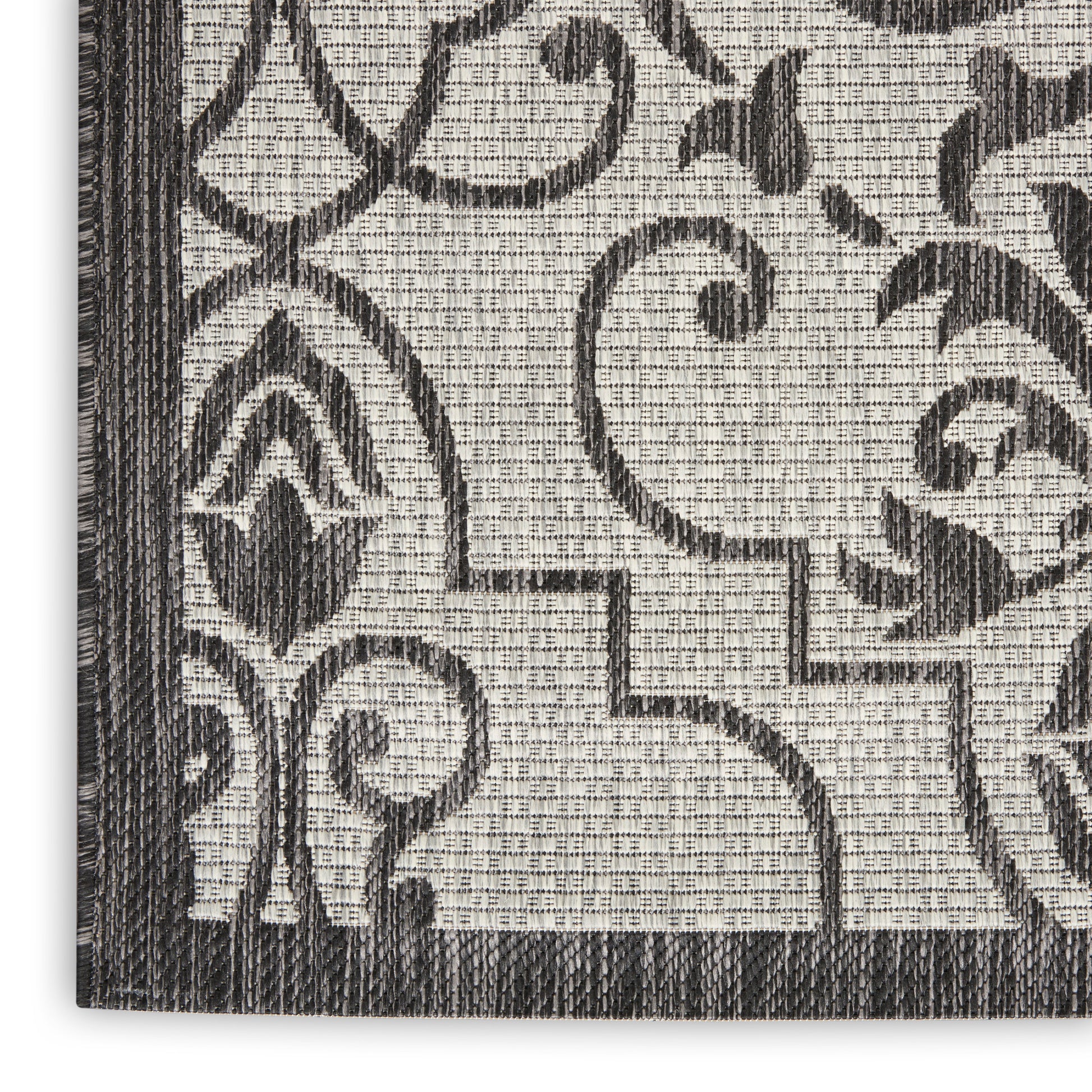 Nourison Home Country Side  Ivory Charcoal  Transitional