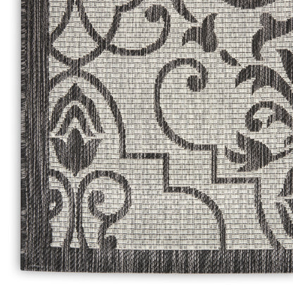 Nourison Home Country Side  Ivory Charcoal  Transitional