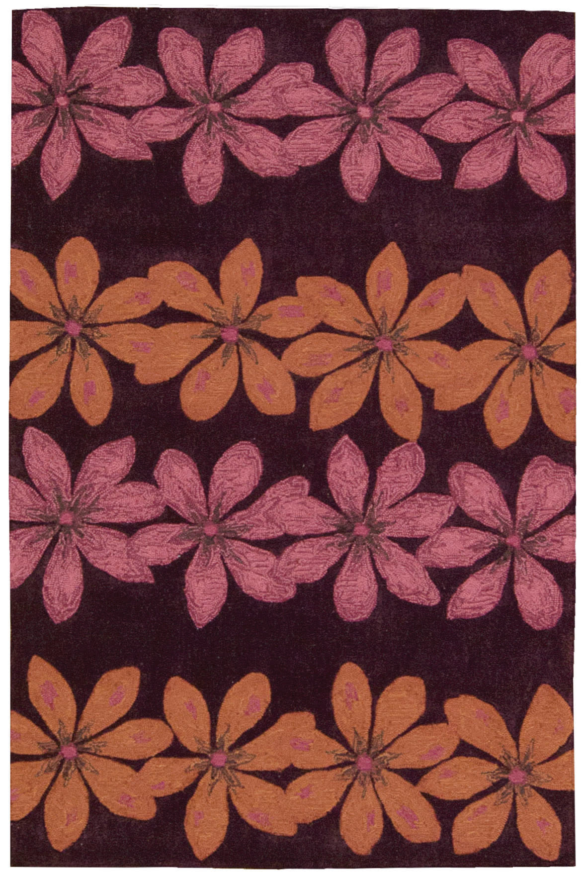 Nourison Home Contour  Plum  Contemporary