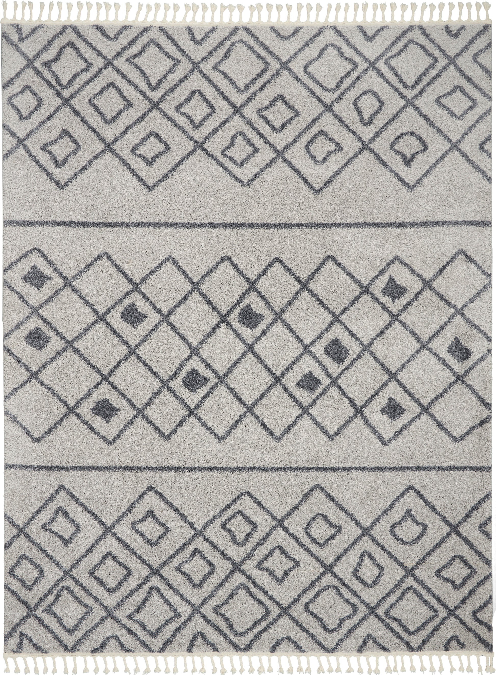 Nourison Home Serenity Shag  Grey Slate  