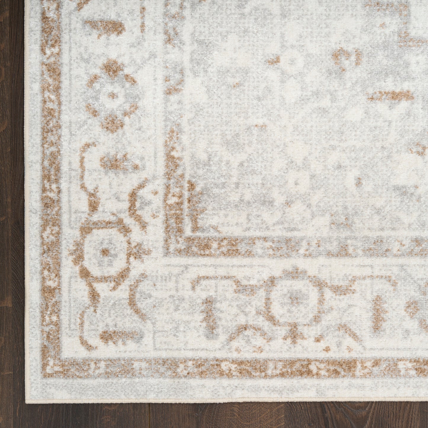 Nourison Home Astra Machine Washable  Grey  Traditional