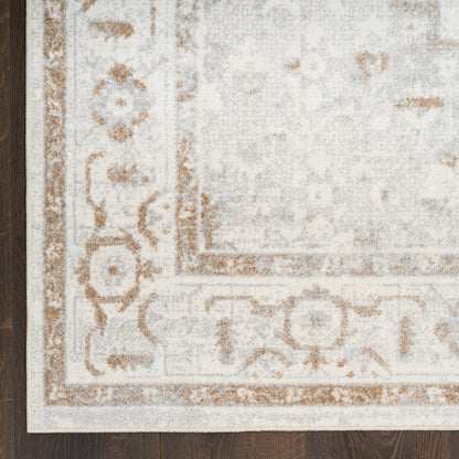 Nourison Home Astra Machine Washable  Grey  Traditional