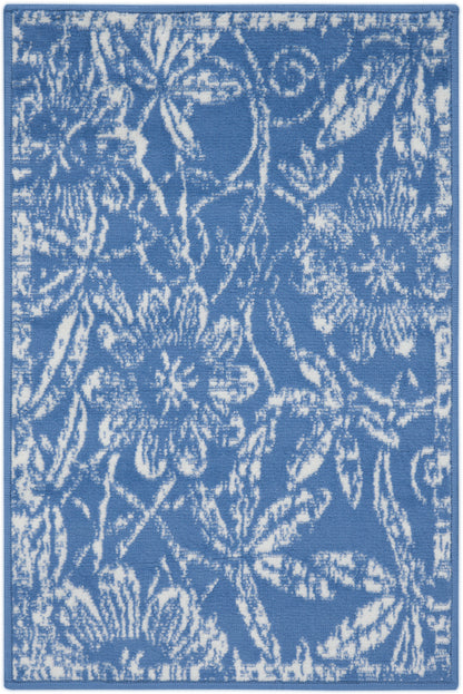 Nourison Home Whimsicle WHS05 Blue Contemporary Power-loomed Rug