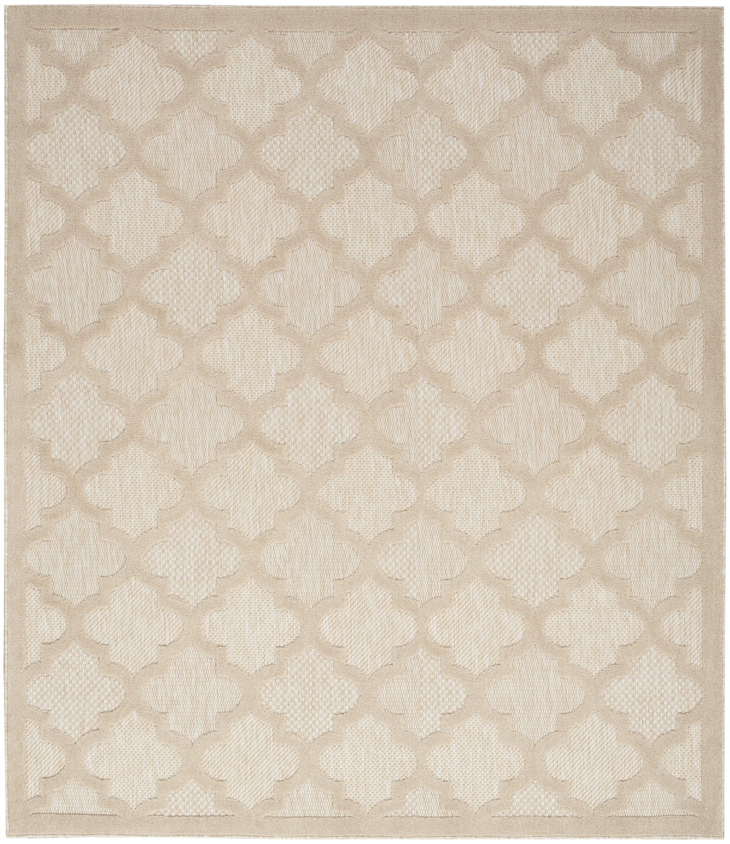 Nourison Home Easy Care NES01 Cream Contemporary Flat Weave Rug