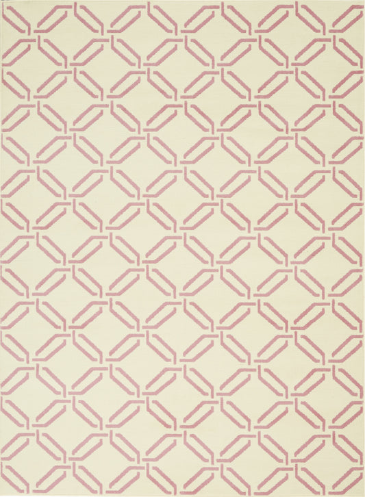 Nourison Home Jubilant  Ivory Pink  Contemporary
