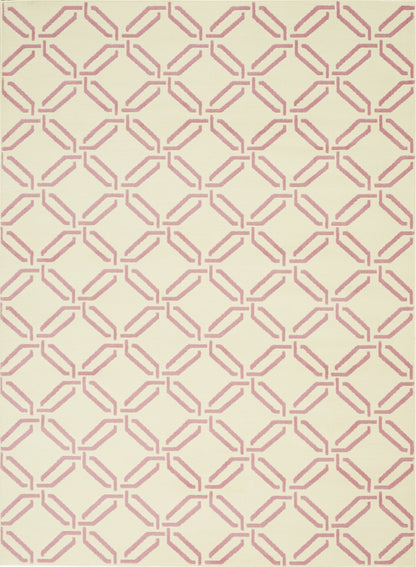 Nourison Home Jubilant  Ivory Pink  Contemporary