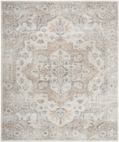 Nourison Home Astra Machine Washable ASW12 Silver Grey Traditional Power-loomed Rug