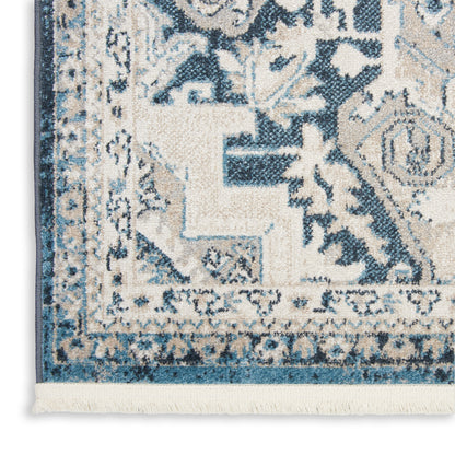 Nourison Home Carina  Blue Grey  Transitional