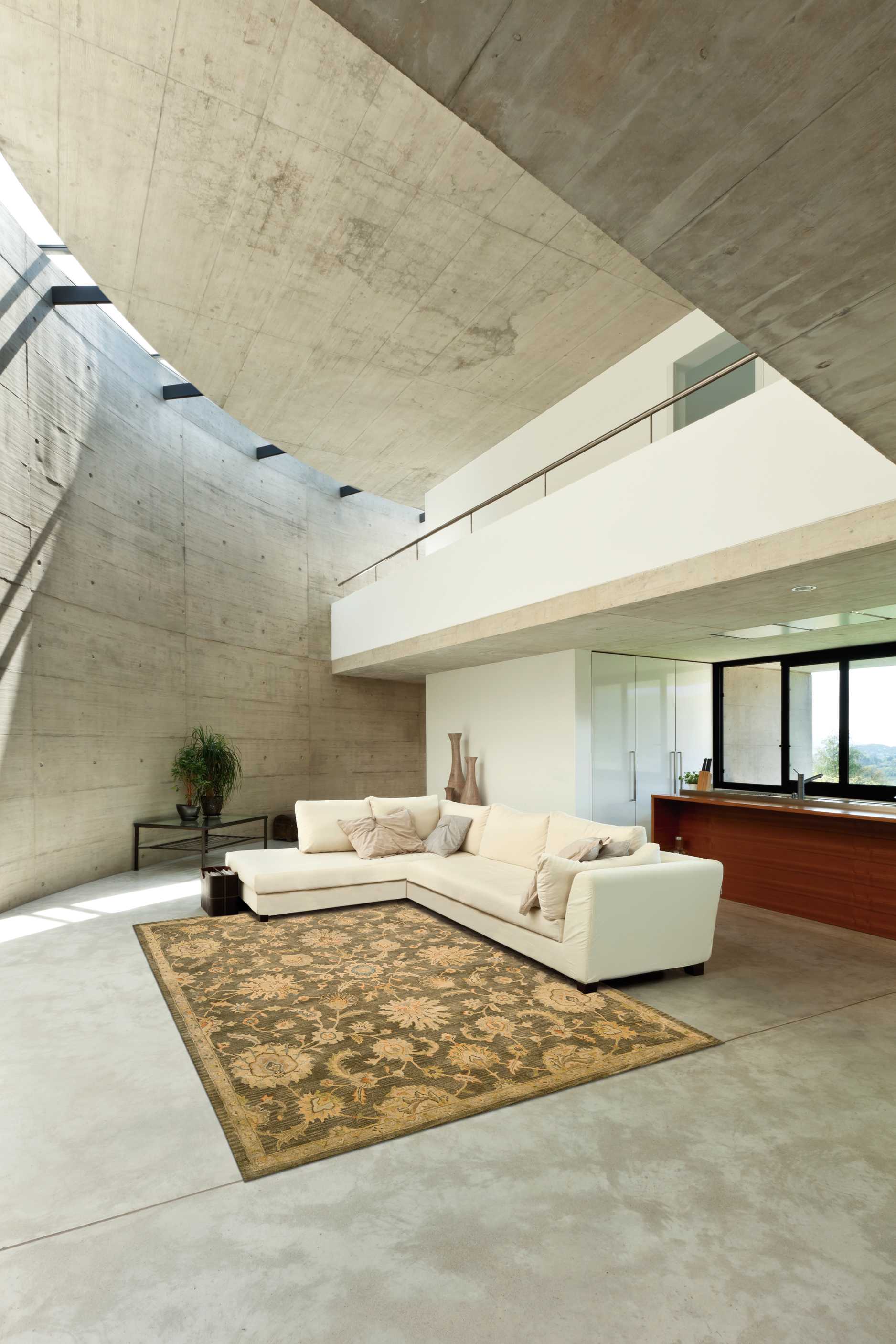 Nourison Home Jaipur  Mushroom  Traditional