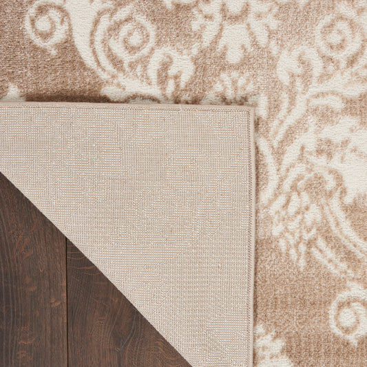 Nourison Home Elation  Ivory Mocha  Traditional