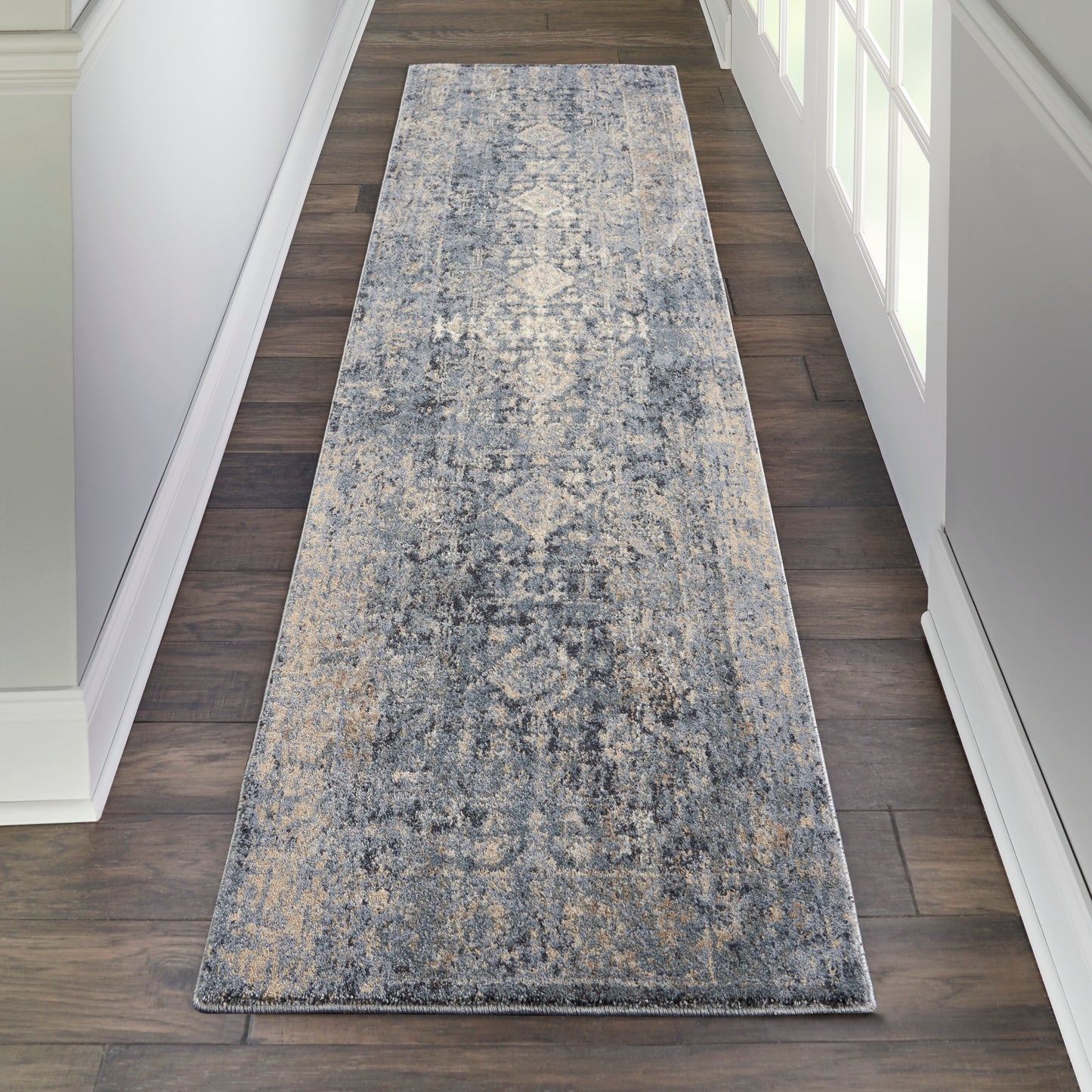 Nourison Home Moroccan Celebration  Slate  Traditional