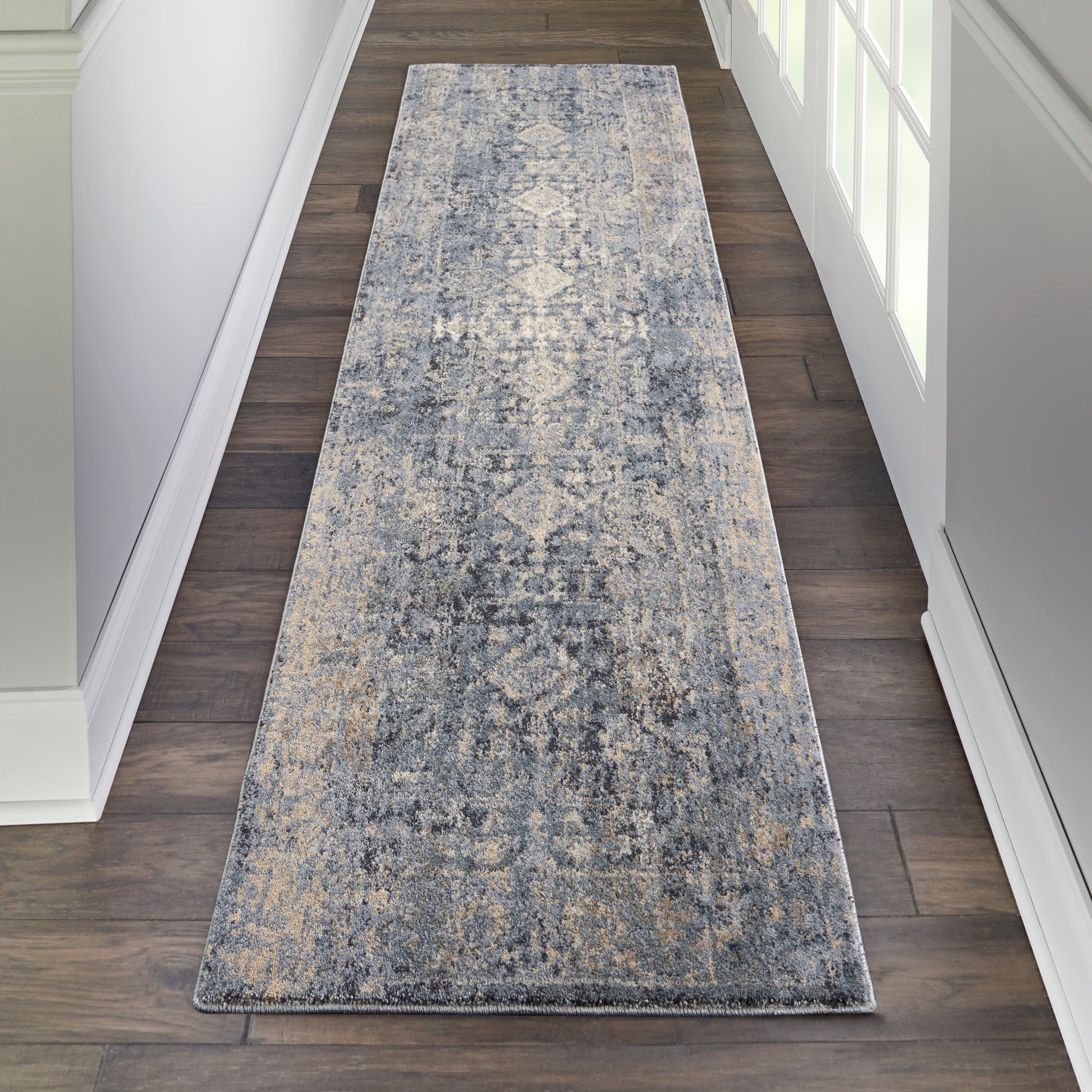 Nourison Home Moroccan Celebration  Slate  Traditional