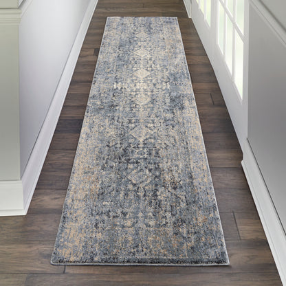 Nourison Home Moroccan Celebration  Slate  Traditional