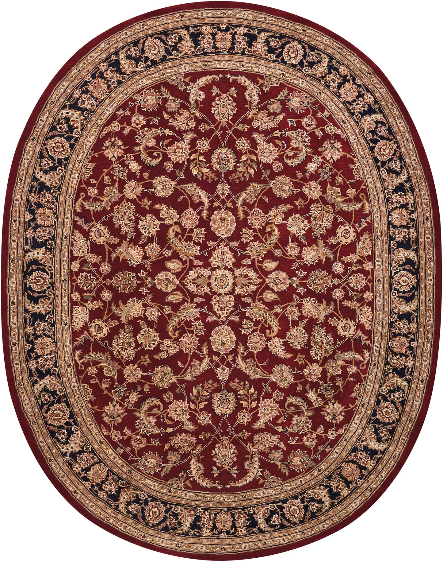 Nourison Home Nourison 2000 2002 Burgundy Traditional Tufted Rug