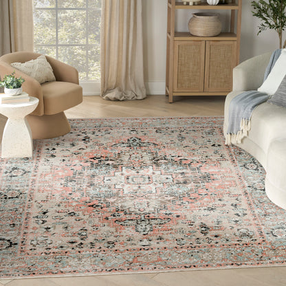 Nourison Home Washable Decor  Peach  Traditional