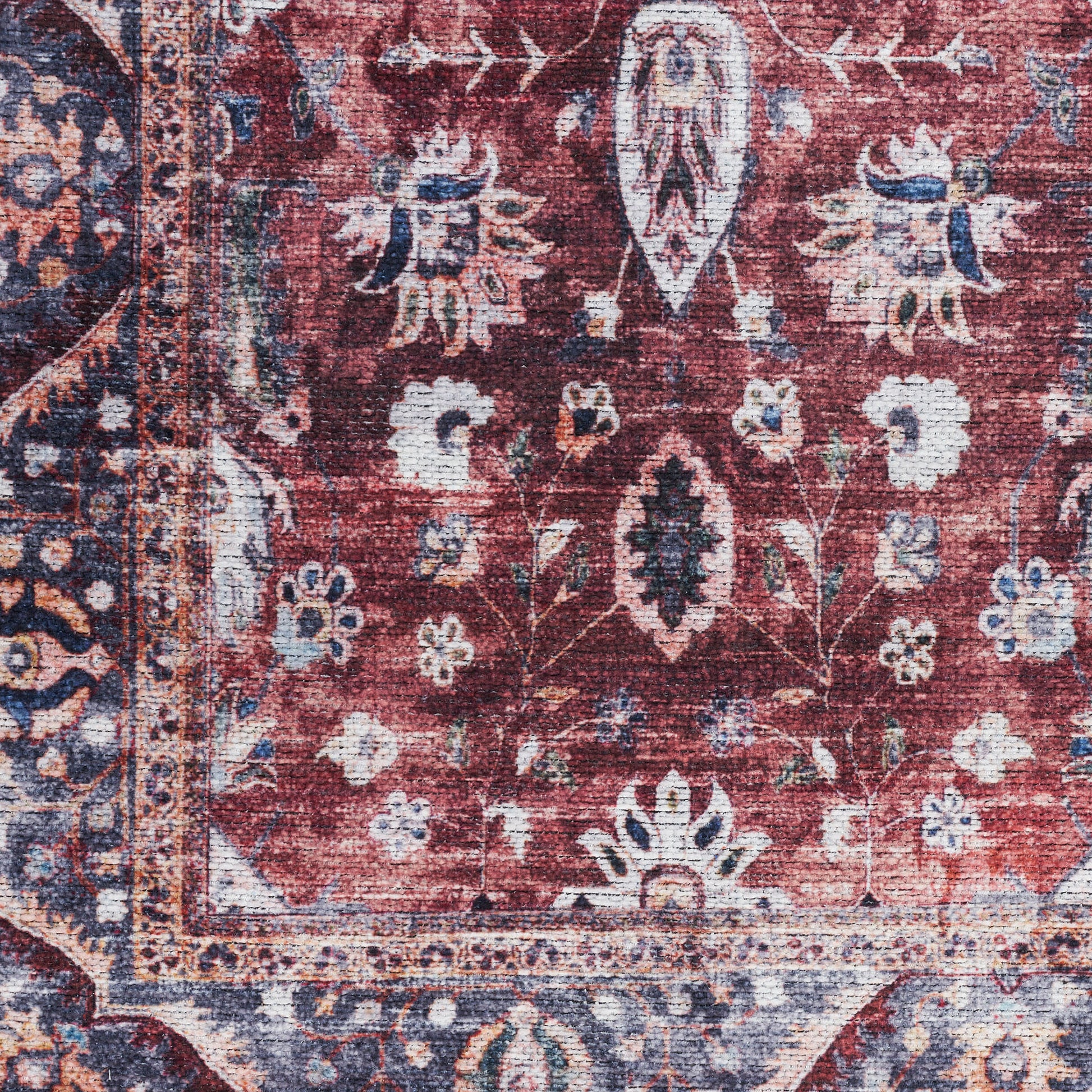 Nourison Home Grand Washables  Brick Ivory  Traditional