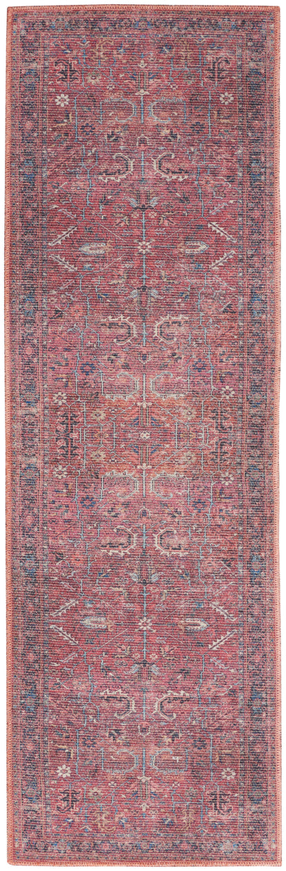 Nourison Home New Concept Washables SR102 Brick Traditional Machine Woven Rug