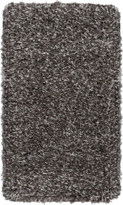 Nourison Home Luxe Shag LXS01 Charcoal Contemporary Power-loomed Rug