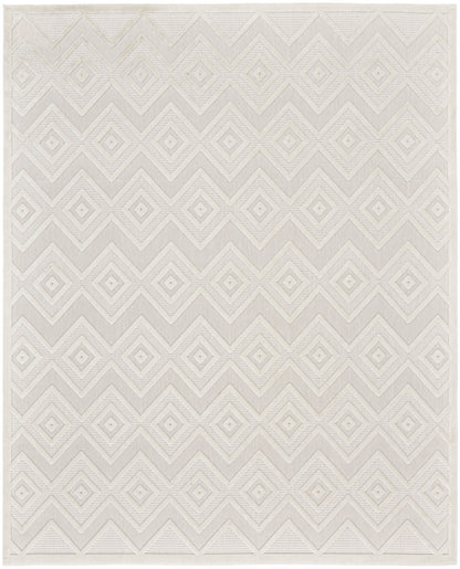 Nourison Home Versatile NRV01 Ivory White Contemporary Flat Weave Rug